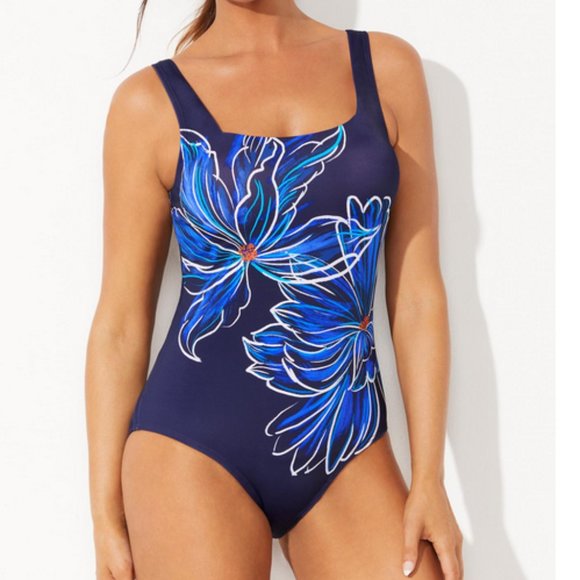 Swimsuits For All Other - Nwt Squareneck Chlorine Resistant Swimsuits For All One Piece